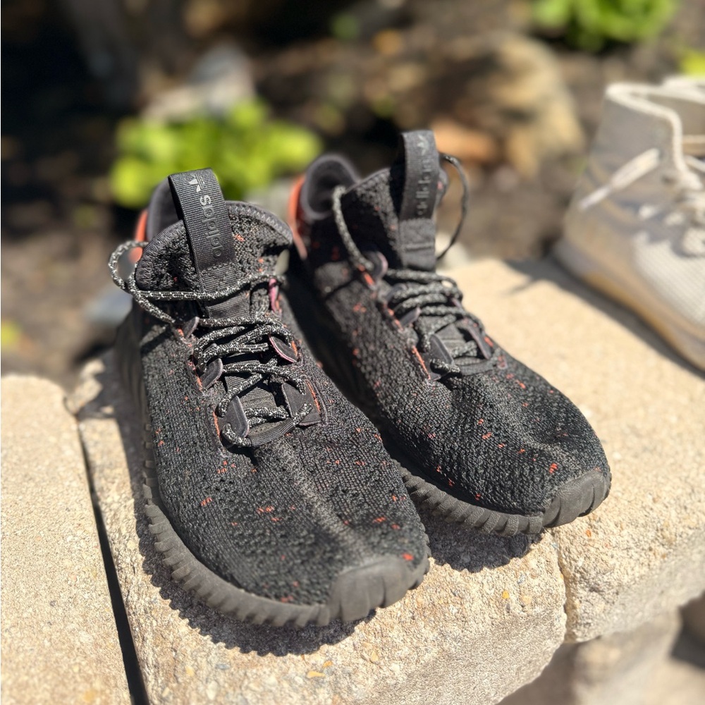 Adidas Tubular Black Shoe Kids Size 7